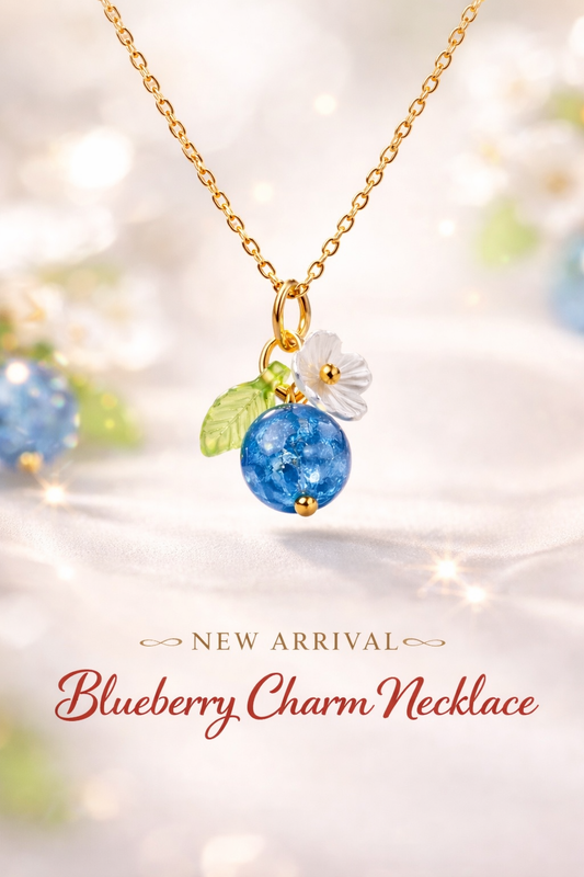‘Blueberry’ Charm Necklace